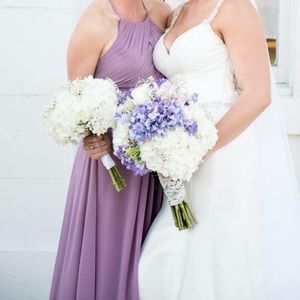Lavender bridesmaids dress
